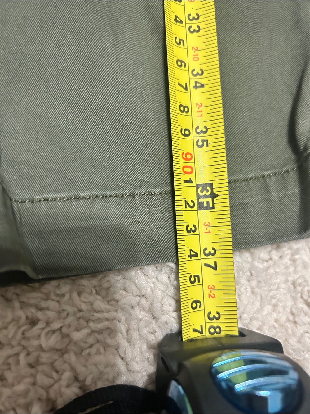 Bundle of 2 -LOFT Olive Green&tan Chinos - Classic Casual Trousers excellent! - Picture 13 of 15